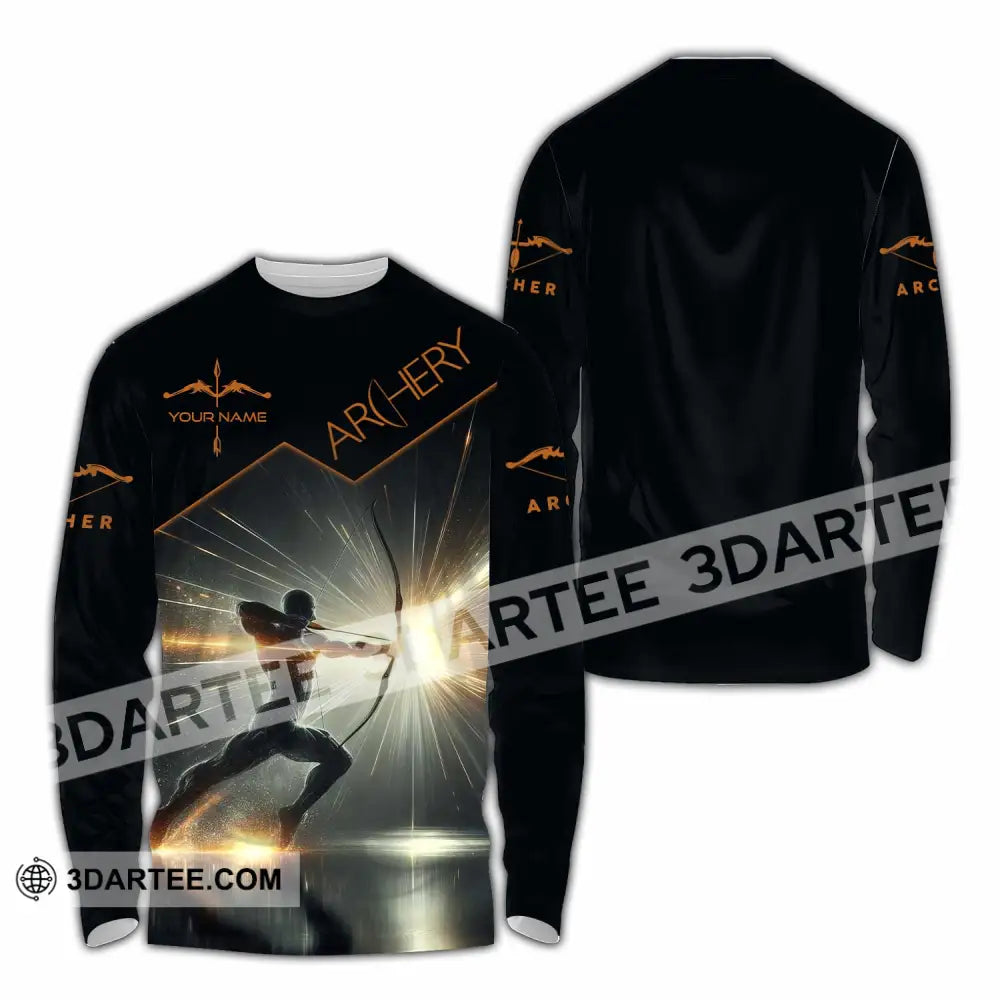 Unisex Shirt - Custom Archery Sport Shirt Long Sleeve Shirt / S T-shirt