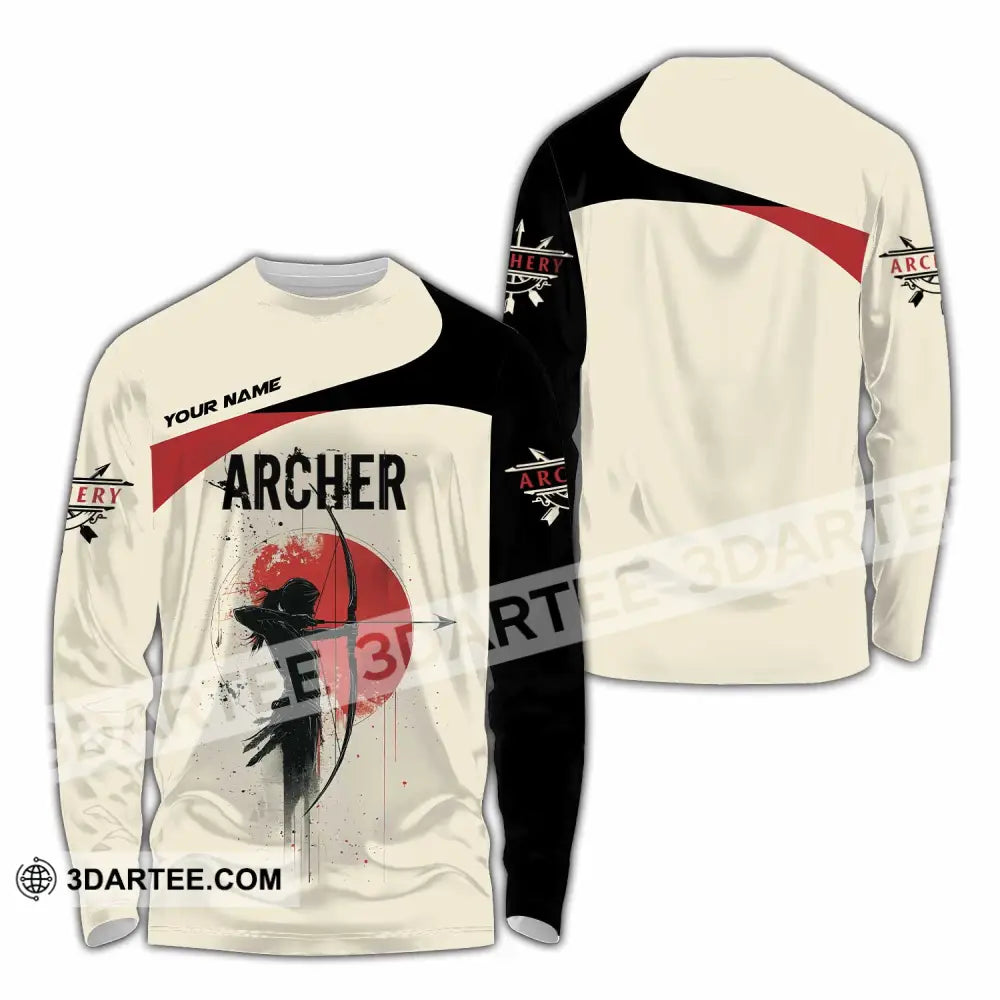 Unisex Shirt - Custom Archery Sport Lover Shirt Long Sleeve Shirt / S T-shirt