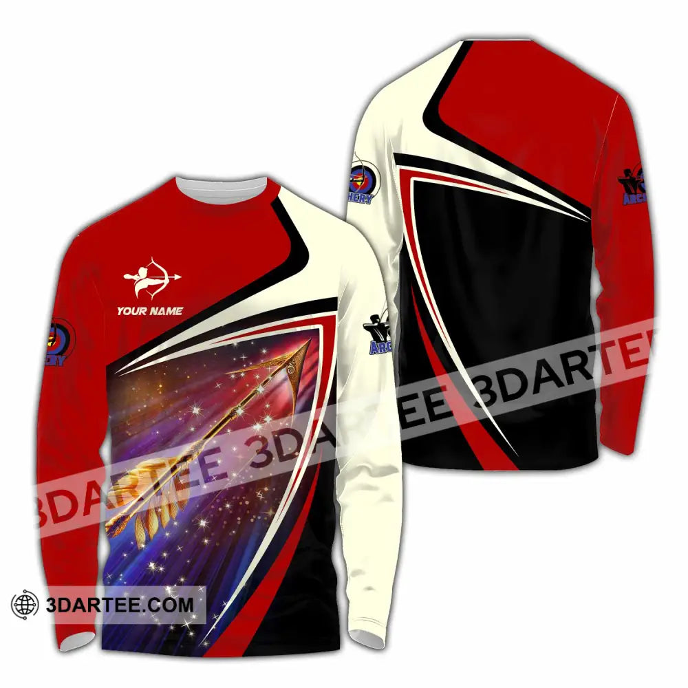 Unisex Shirt - Custom Archery Sport Lover Shirt Long Sleeve Shirt / S T-shirt