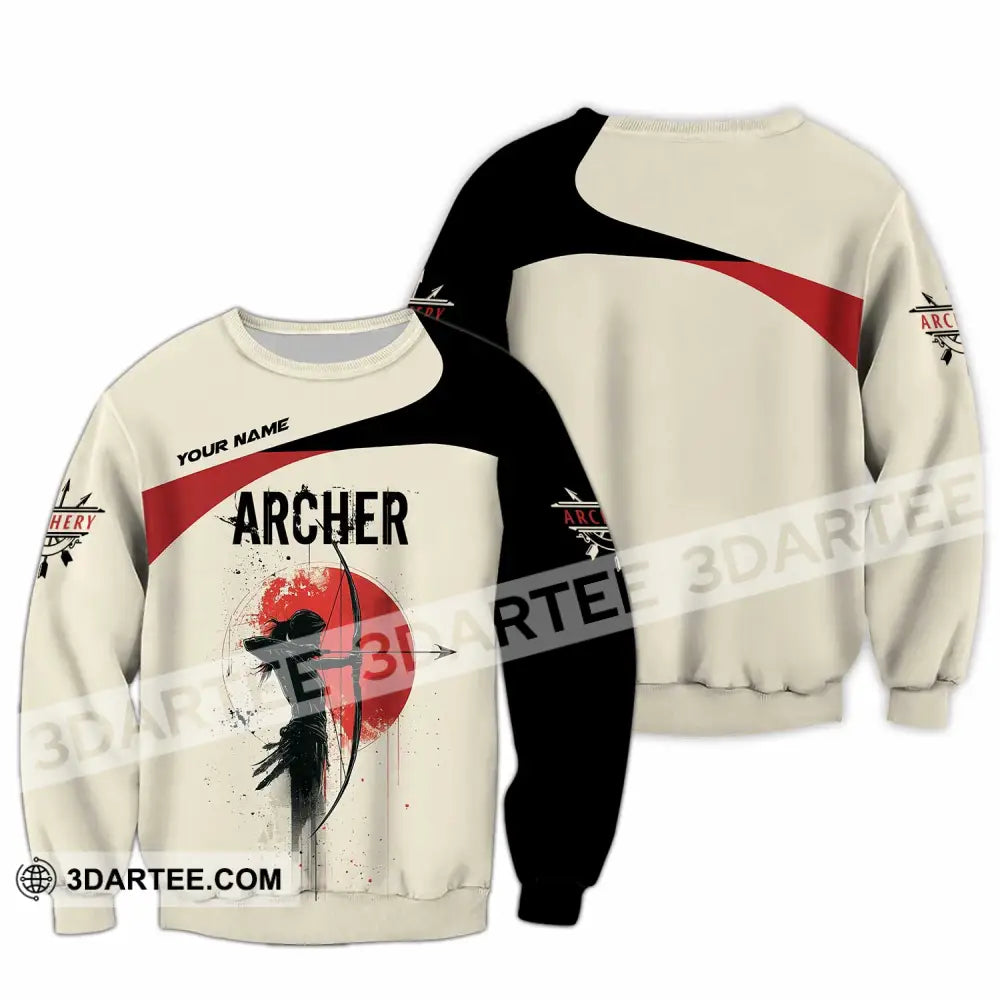 Unisex Shirt - Custom Archery Sport Lover Shirt Long Sleeve / S T-shirt