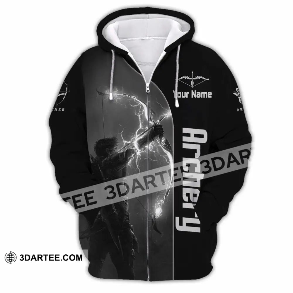 Unisex Shirt - Custom Archery Shirt - Zipper Hoodie / S - T-shirt