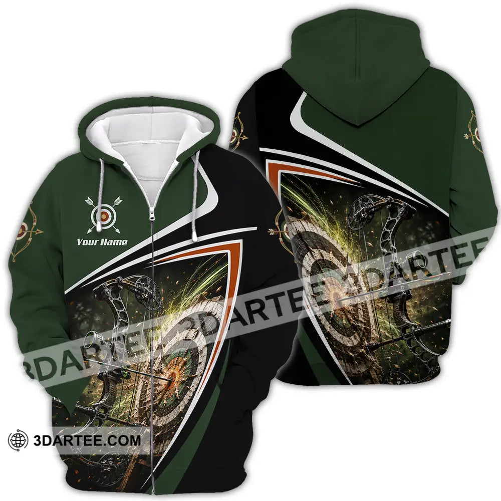 Unisex Shirt - Custom Archery Shirt - Zipper Hoodie / S - T-shirt