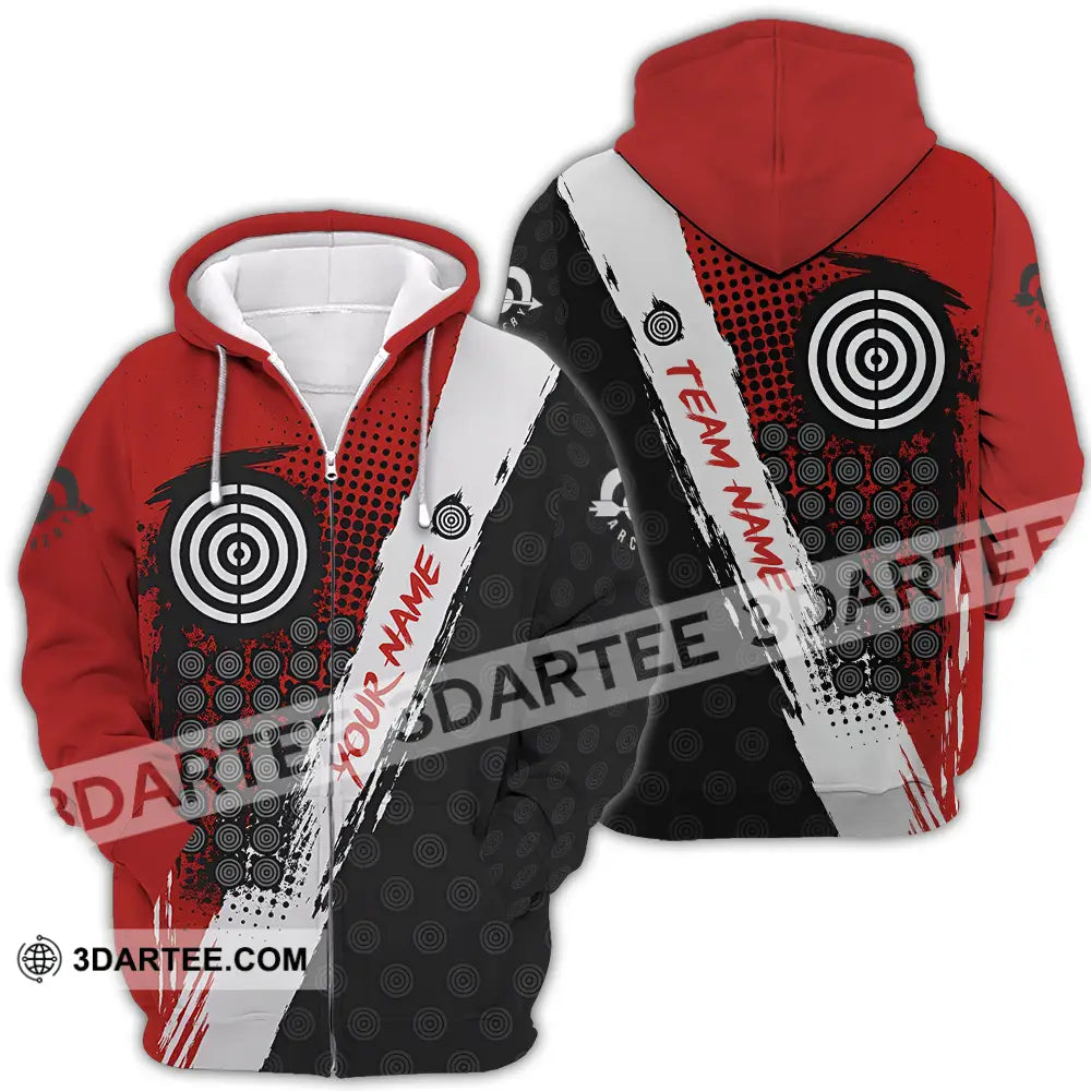 Unisex Shirt - Custom Archery Shirt Zipper Hoodie / S T-shirt