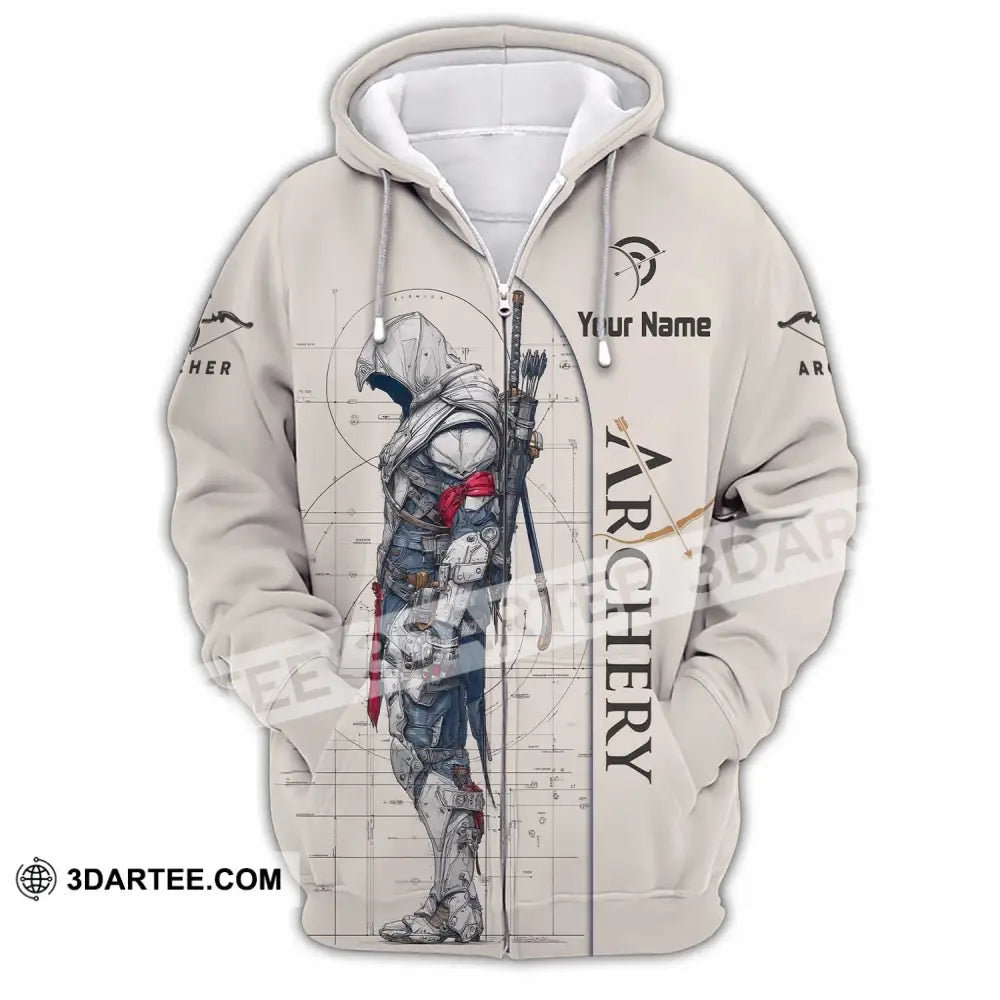 Unisex Shirt - Custom Archery Shirt - Zipper Hoodie / S - T-shirt