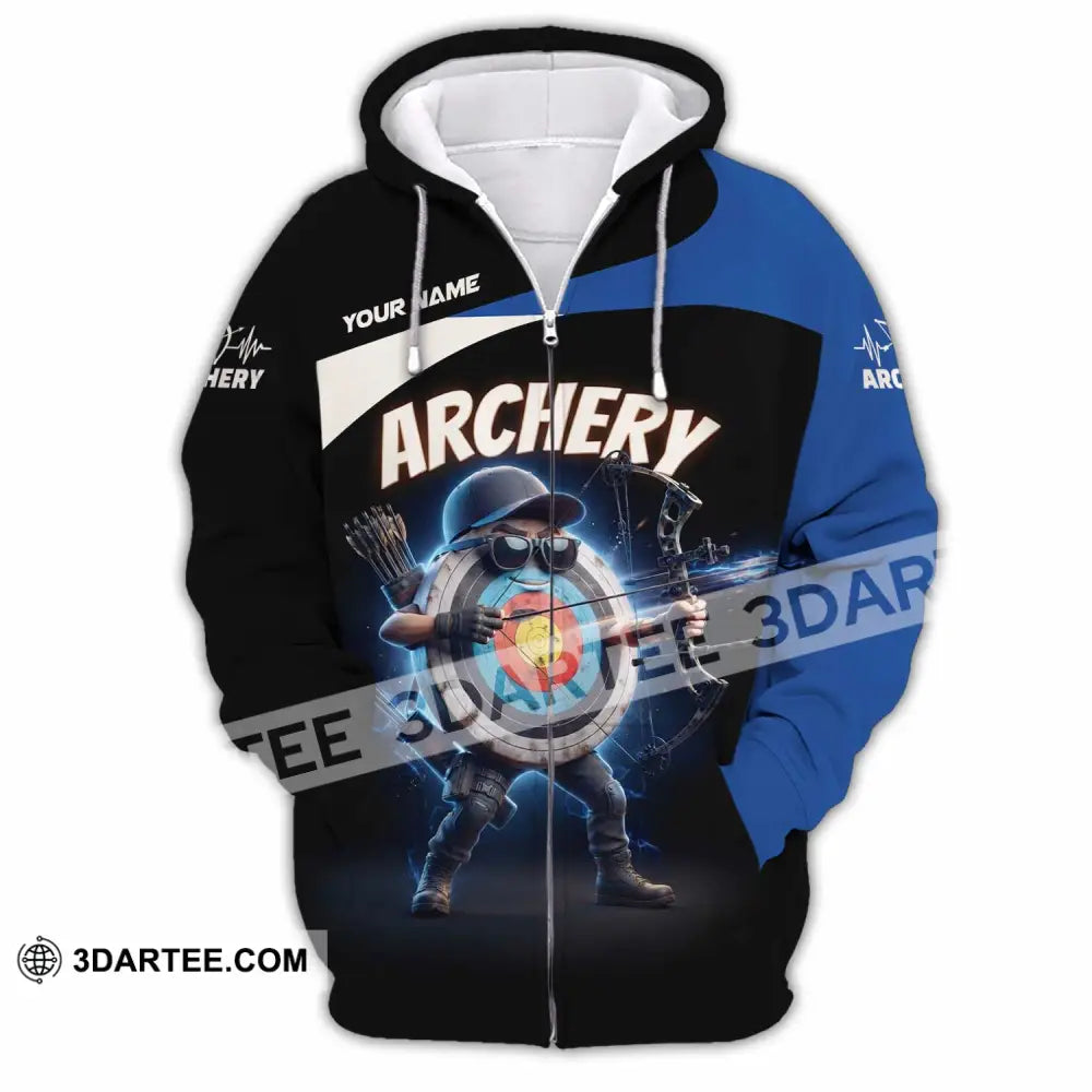 Unisex Shirt - Custom Archery Shirt - Zipper Hoodie / S - T-shirt