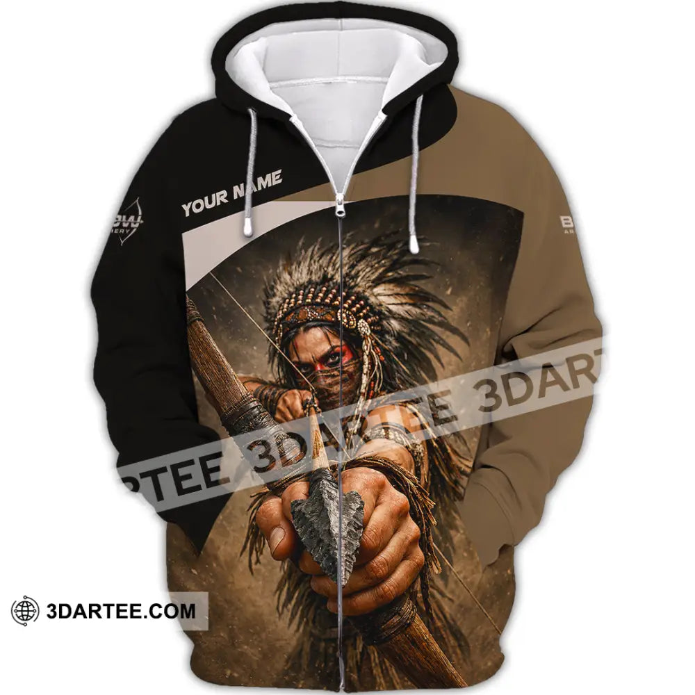 Unisex Shirt - Custom Archery Shirt - Zipper Hoodie / S - T-shirt
