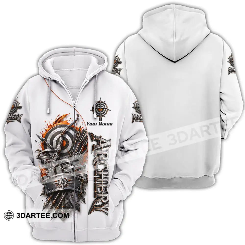 Unisex Shirt - Custom Archery Shirt - Zipper Hoodie / S - T-shirt