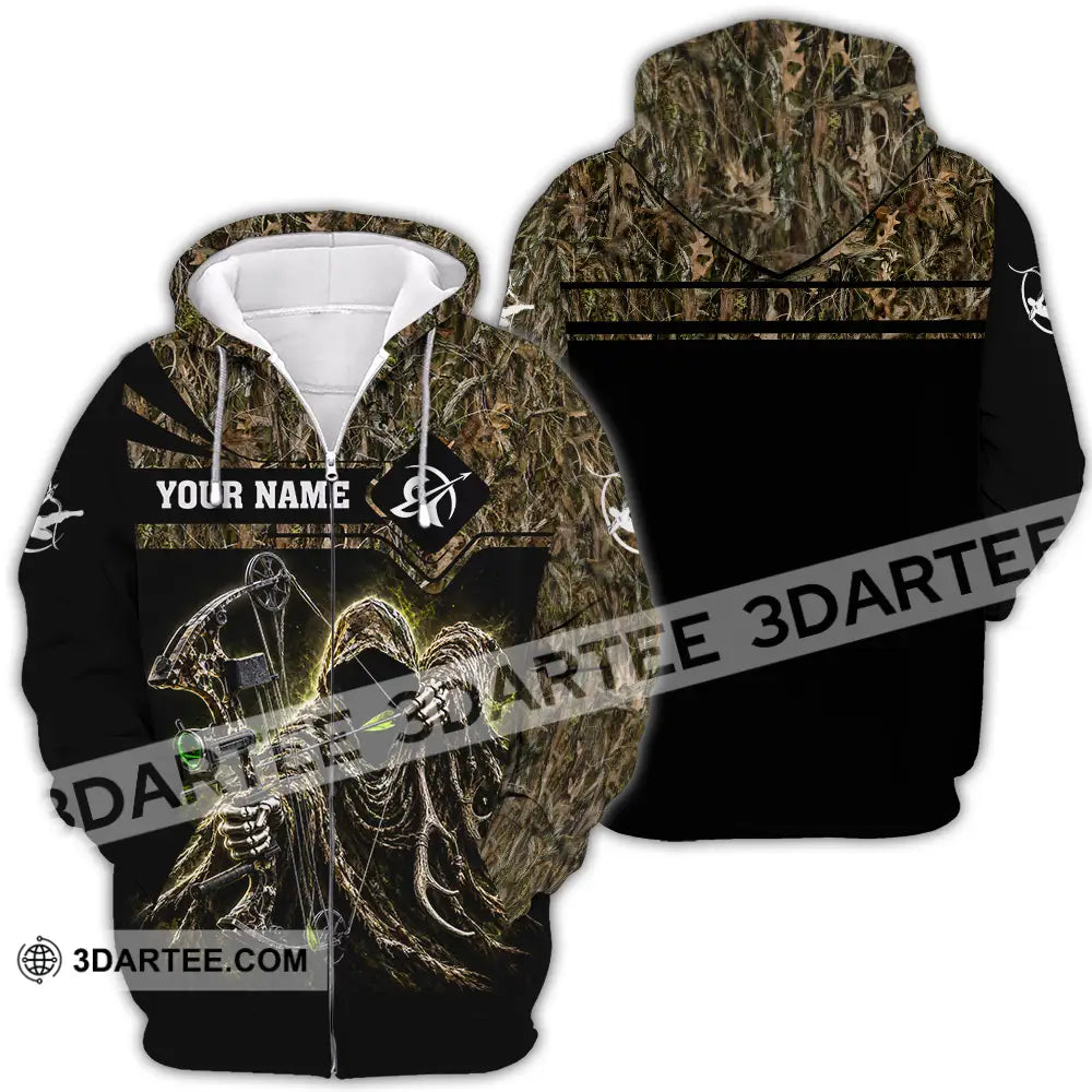 Unisex Shirt - Custom Archery Shirt - Zipper Hoodie / S - T-shirt
