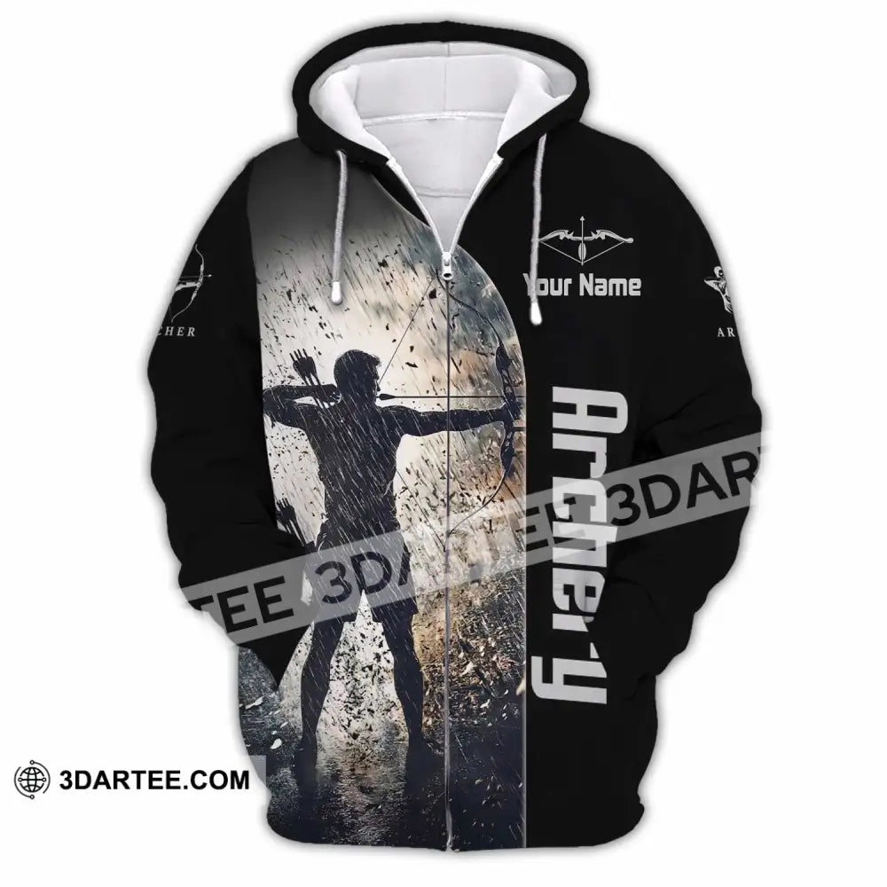 Unisex Shirt - Custom Archery Shirt - Zipper Hoodie / S - T-shirt