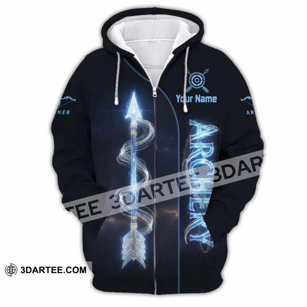 Unisex Shirt - Custom Archery Shirt - Zipper Hoodie / S - T-shirt