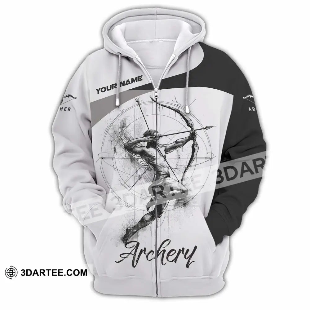 Unisex Shirt - Custom Archery Shirt - Zipper Hoodie / S - T-shirt