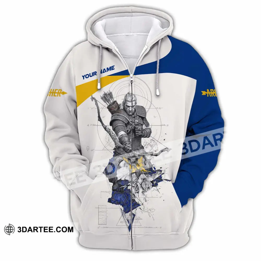 Unisex Shirt - Custom Archery Shirt - Zipper Hoodie / S - T-shirt