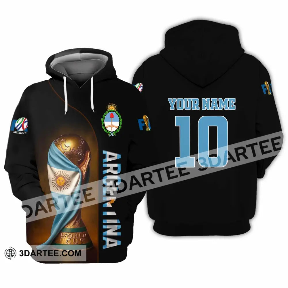 Unisex Shirt - Custom Argentina 3D Shirt Hoodie / S T-shirt