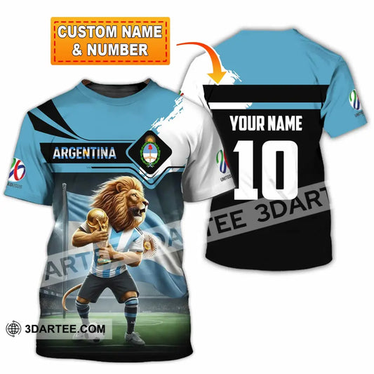 Unisex Shirt - Custom Argentina 3D Shirt T-shirt