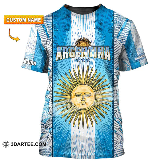 Unisex Shirt - Custom Argentina World Cup 2026 3D Shirt T-shirt