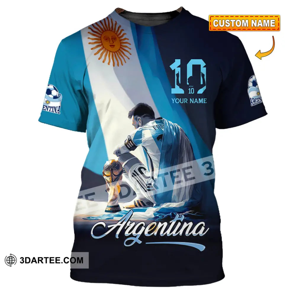 Unisex Shirt - Custom Argentina 3D Shirt T-shirt