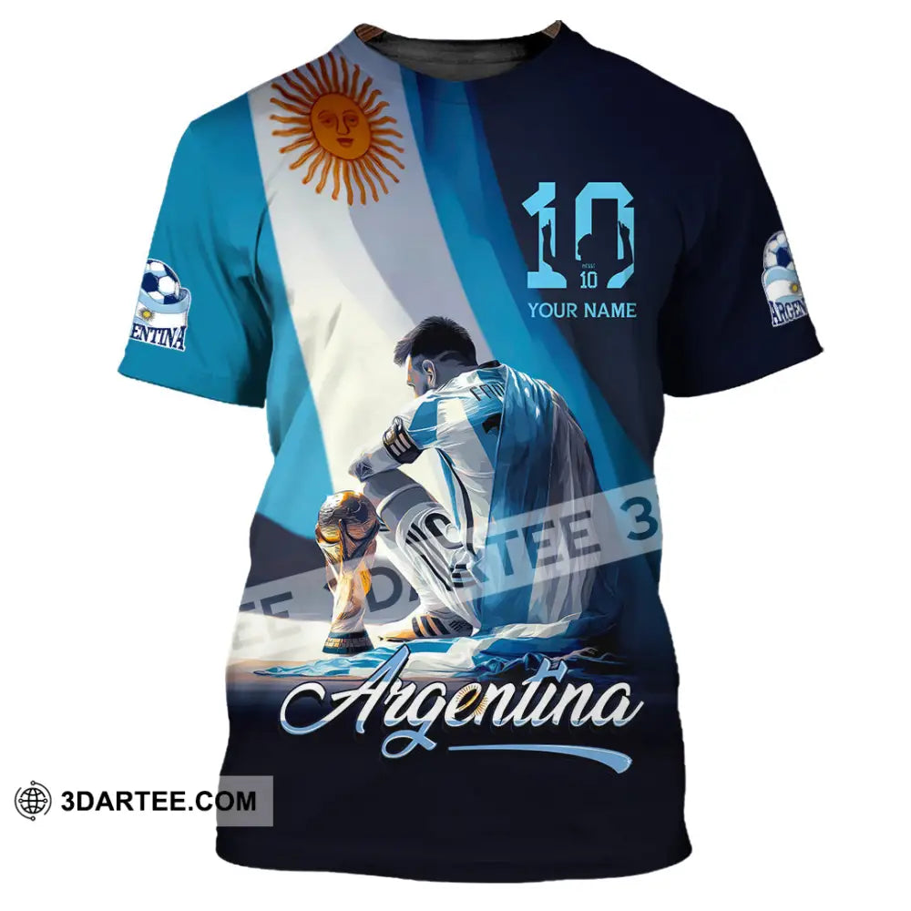 Unisex Shirt - Custom Argentina 3D Shirt T-Shirt / S T-shirt