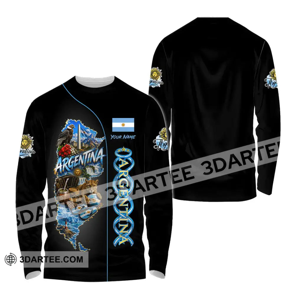 Unisex Shirt - Custom Argentina Shirt - Long Sleeve Shirt / S - T-shirt