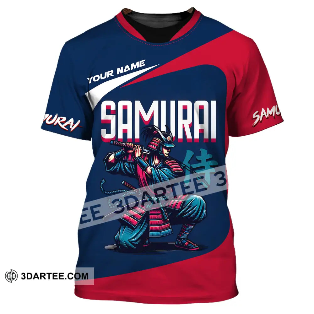 Unisex Shirt - Custom Armor Samurai Man Name T-Shirt / S T-Shirt