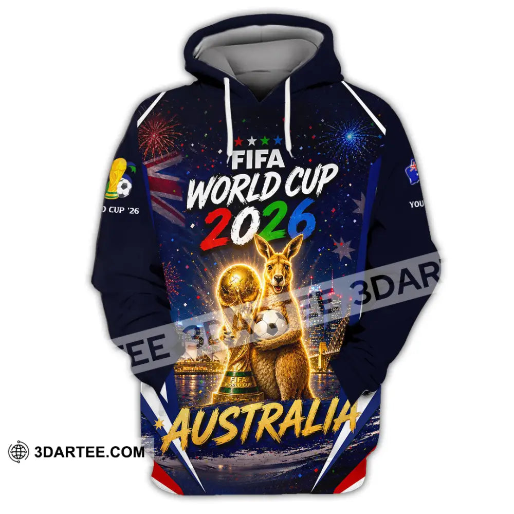 Unisex Shirt - Custom Australia World Cup 2026 Shirt - Hoodie / S - T-shirt