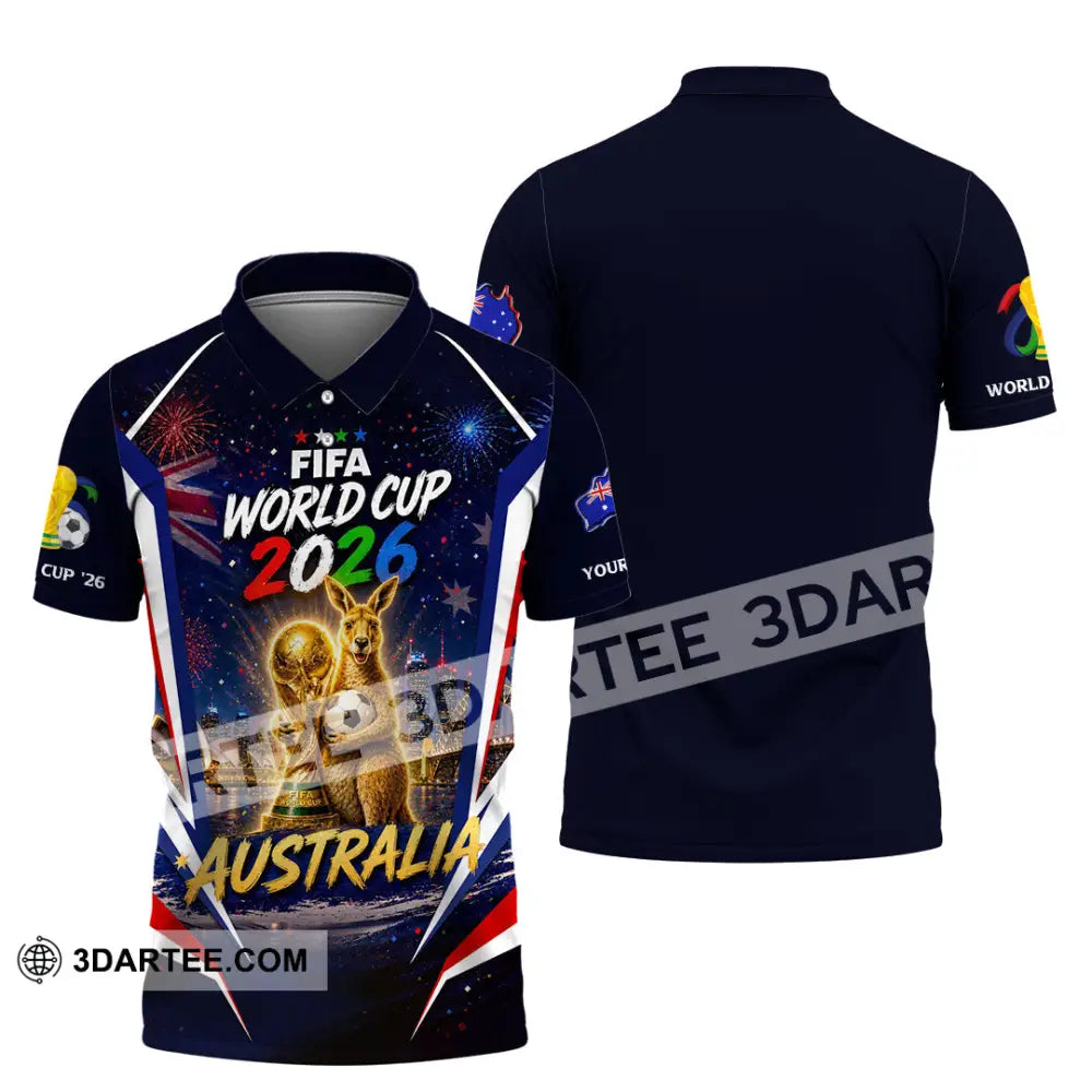Unisex Shirt - Custom Australia World Cup 2026 Shirt - Polo Shirt / S - T-shirt