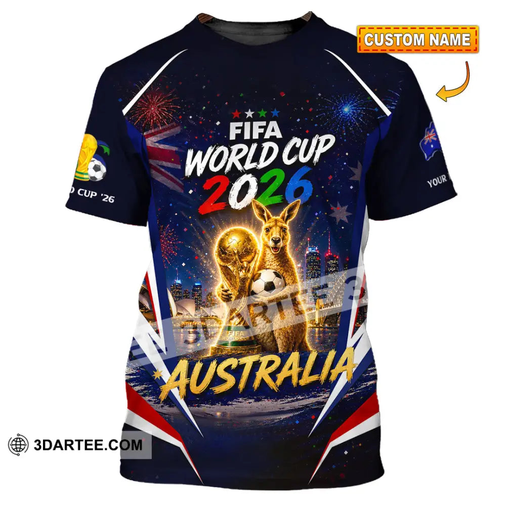 Unisex Shirt - Custom Australia World Cup 2026 Shirt - T-shirt