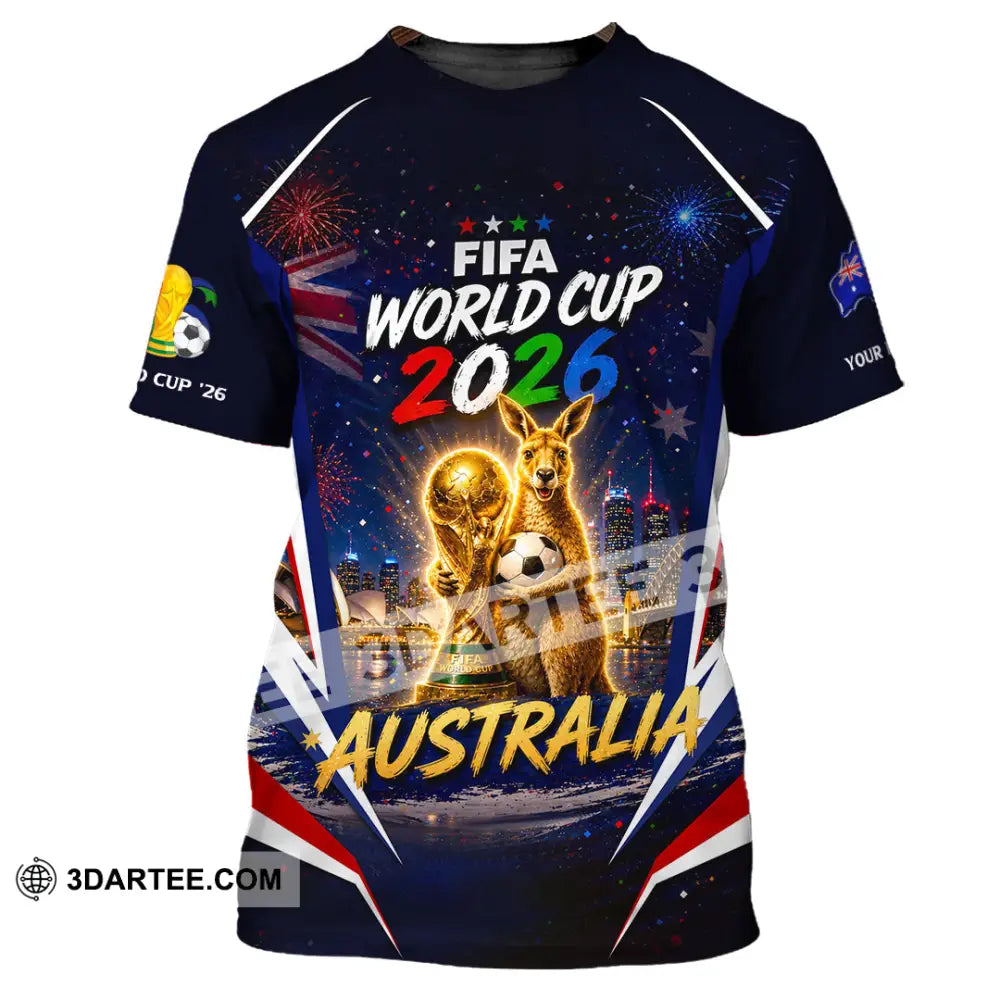 Unisex Shirt - Custom Australia World Cup 2026 Shirt - T-Shirt / S - T-shirt