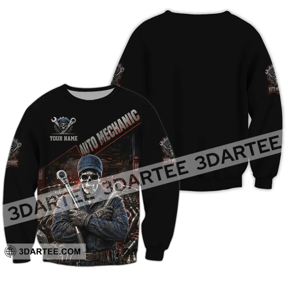 Unisex Shirt - Custom Auto Mechanic Shirt - Long Sleeve / S - T-shirt