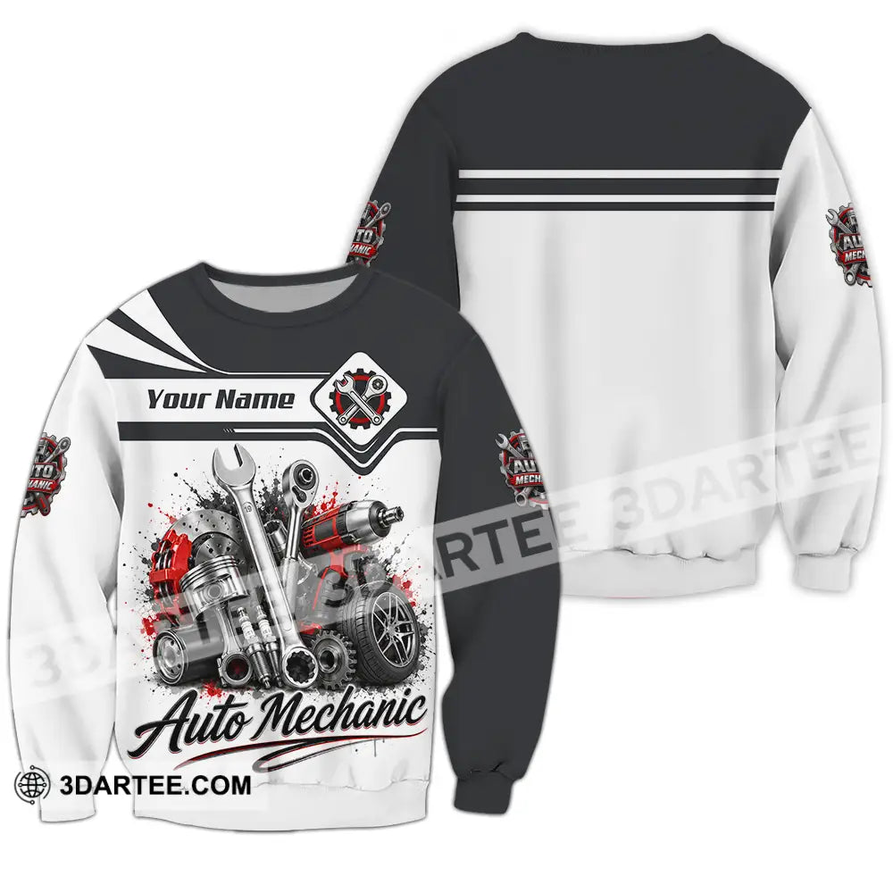 Unisex Shirt - Custom Auto Mechanic Shirt - Long Sleeve / S - T-shirt