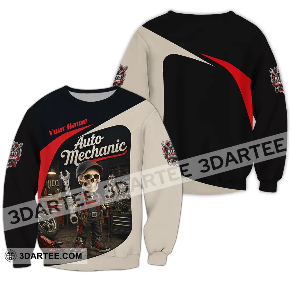 Unisex Shirt - Custom Auto Mechanic Shirt - Long Sleeve / S - T-shirt