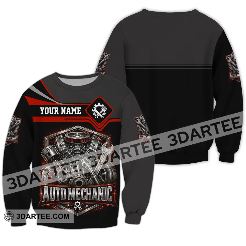 Unisex Shirt - Custom Auto Mechanic Shirt - Long Sleeve / S - T-shirt