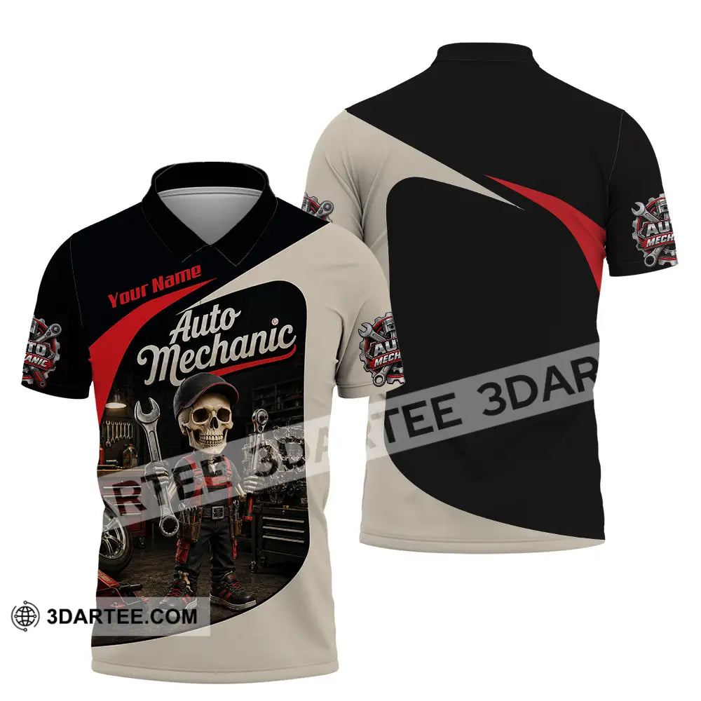 Unisex Shirt - Custom Auto Mechanic Shirt - Polo Shirt / S - T-shirt