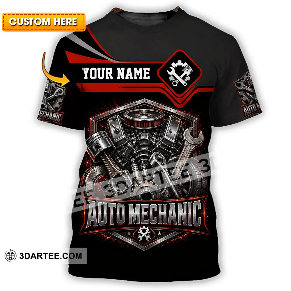 Unisex Shirt - Custom Auto Mechanic Shirt - T-shirt