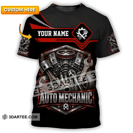 Unisex Shirt - Custom Auto Mechanic Shirt - T-shirt