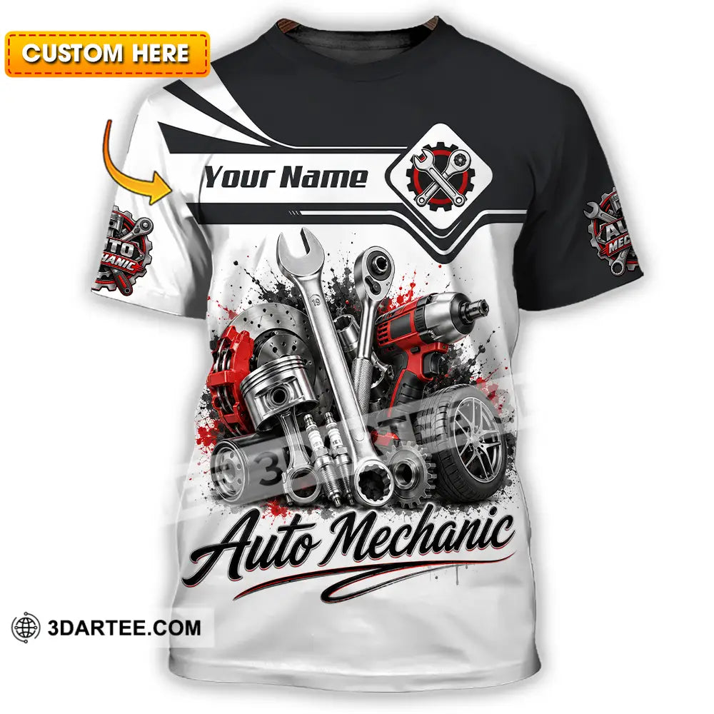 Unisex Shirt - Custom Auto Mechanic Shirt - T-shirt