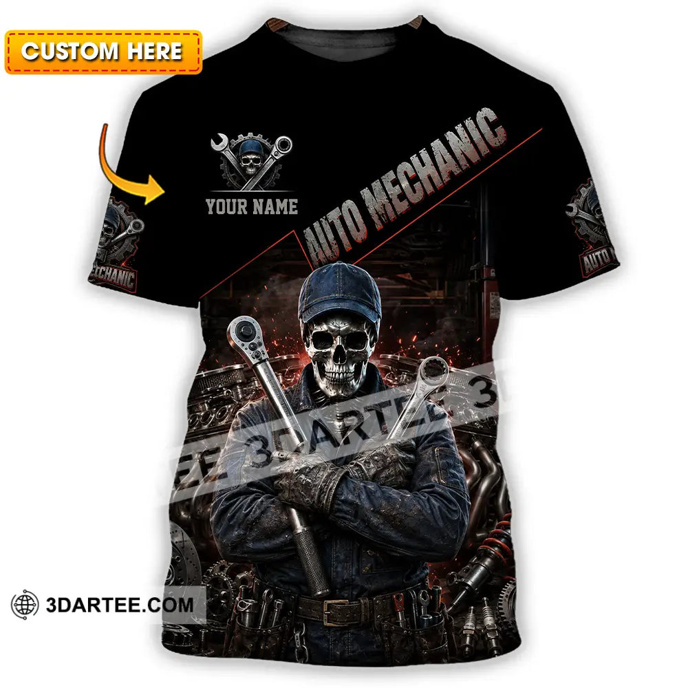Unisex Shirt - Custom Auto Mechanic Shirt - T-shirt