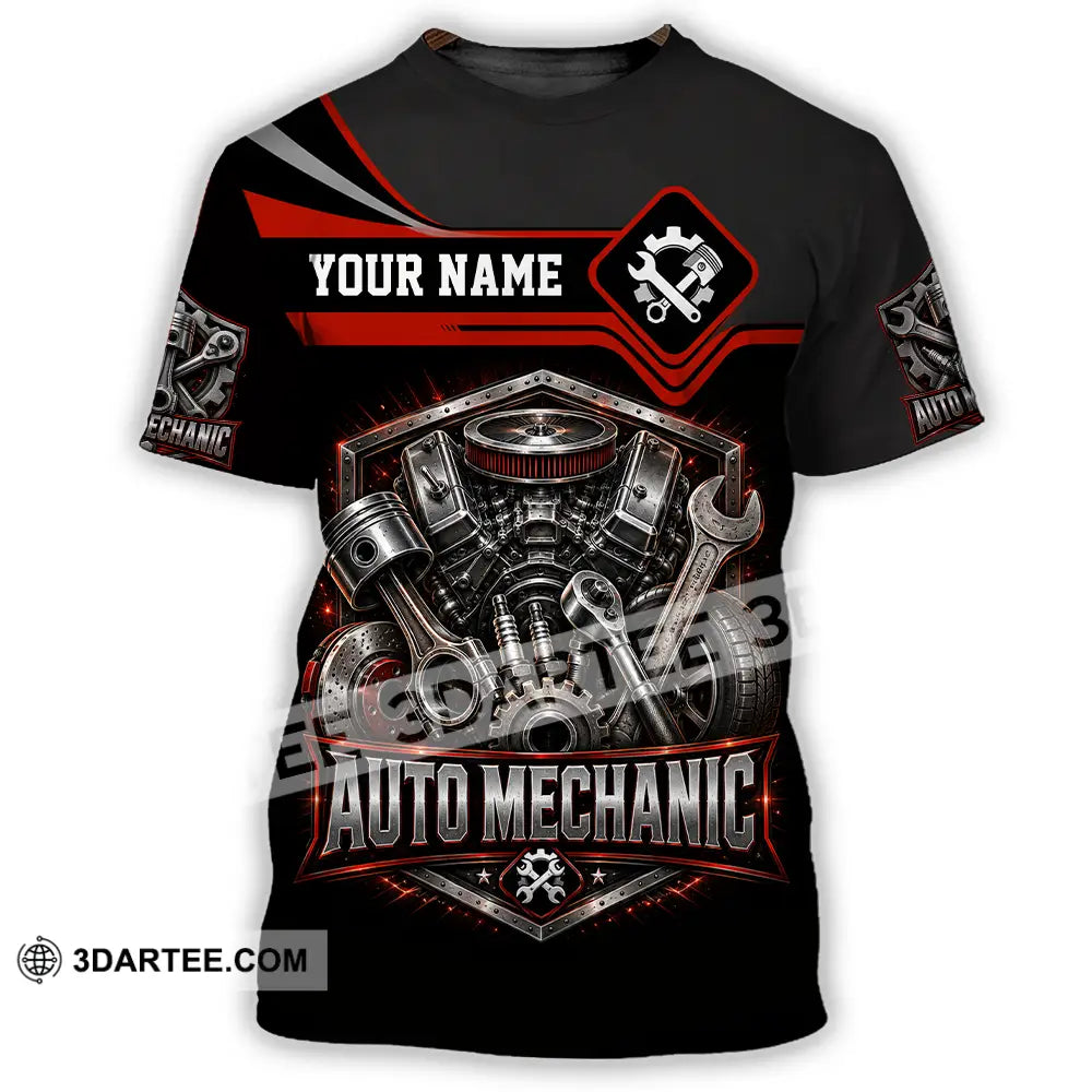 Unisex Shirt - Custom Auto Mechanic Shirt - T-Shirt / S - T-shirt