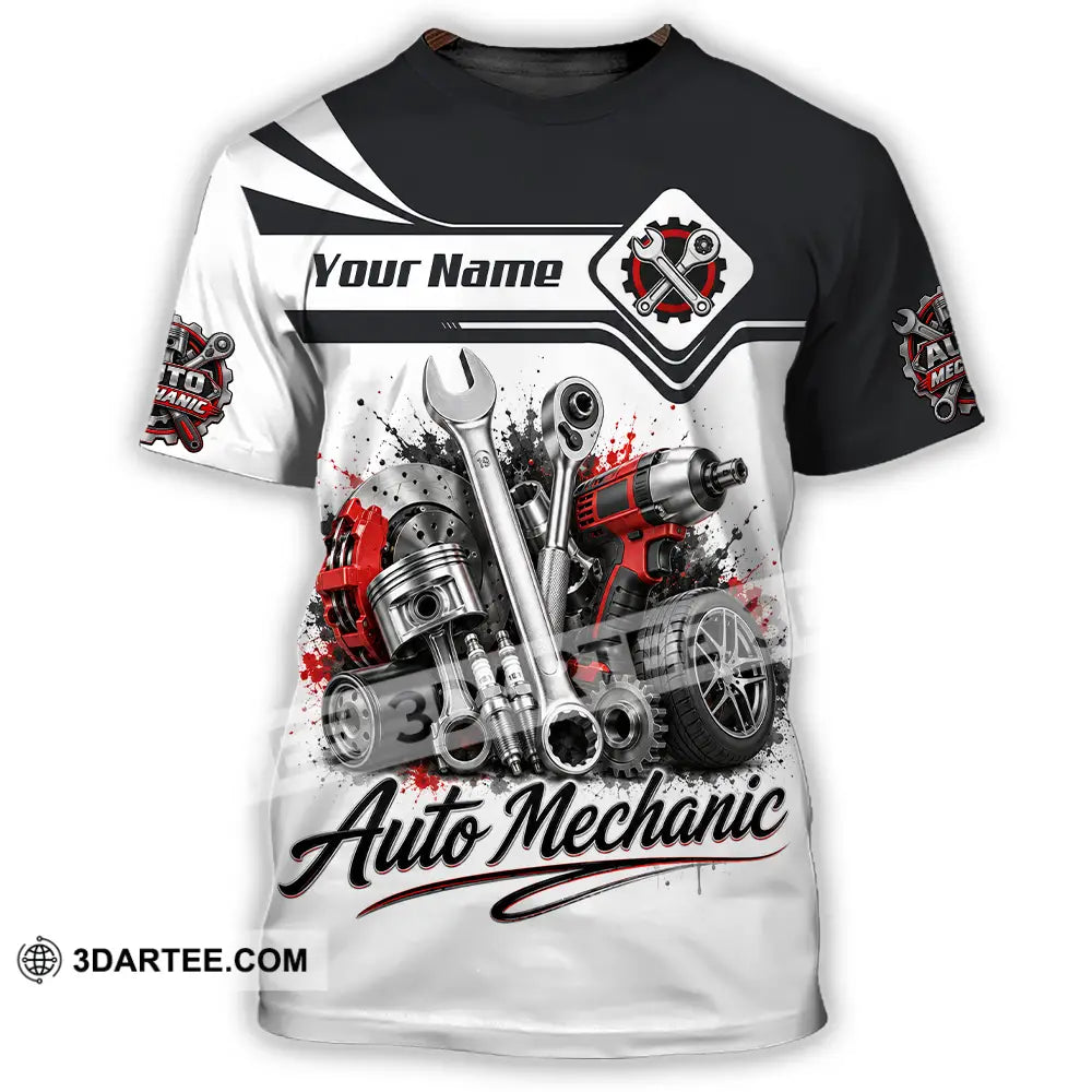 Unisex Shirt - Custom Auto Mechanic Shirt - T-Shirt / S - T-shirt
