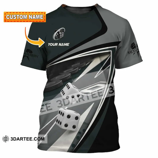 Unisex Shirt - Custom Backgammon 3D Shirt T-shirt