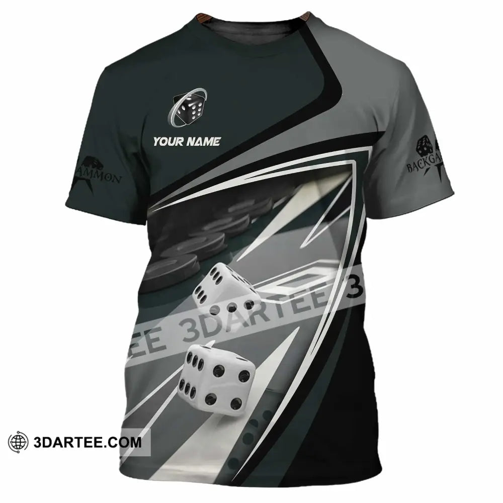 Unisex Shirt - Custom Backgammon 3D Shirt T-Shirt / S T-shirt