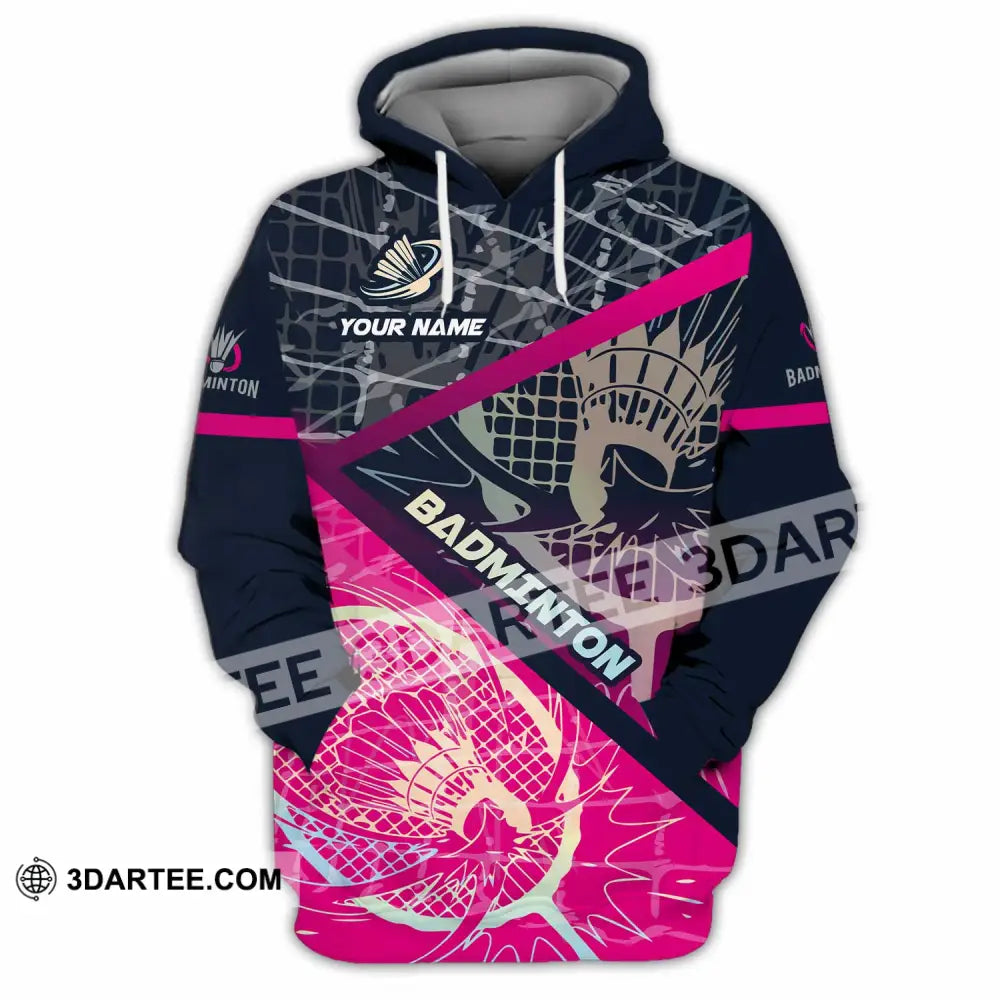 Unisex Shirt - Custom Badminton 3D Shirt Hoodie / S T-shirt