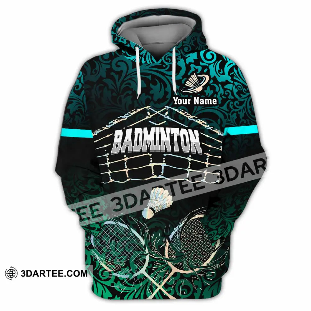 Unisex Shirt - Custom Badminton 3D Shirt Hoodie / S T-shirt
