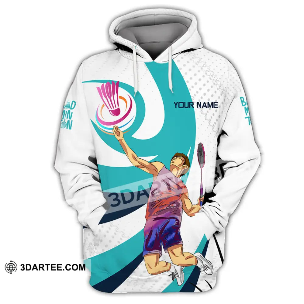 Unisex Shirt - Custom Badminton 3D Shirt Hoodie / S T-shirt