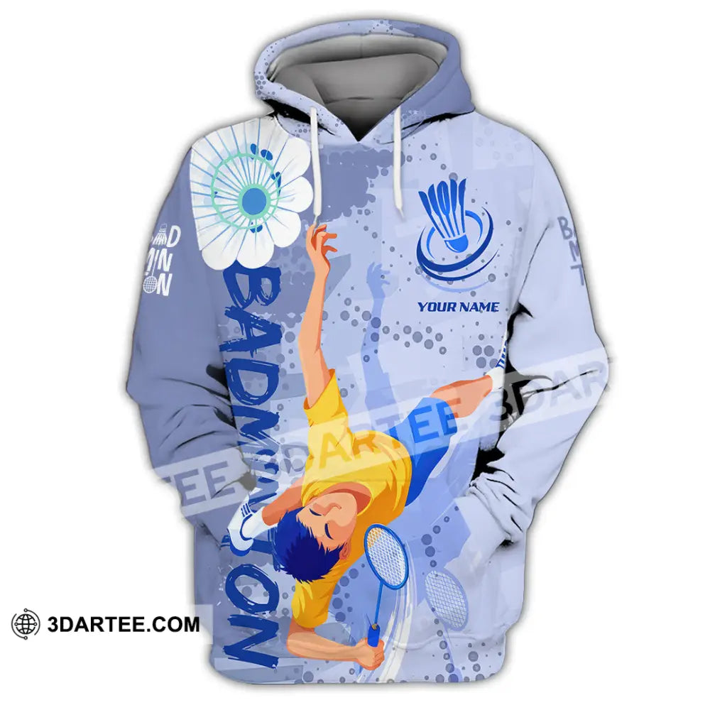 Unisex Shirt - Custom Badminton 3D Shirt Hoodie / S T-shirt