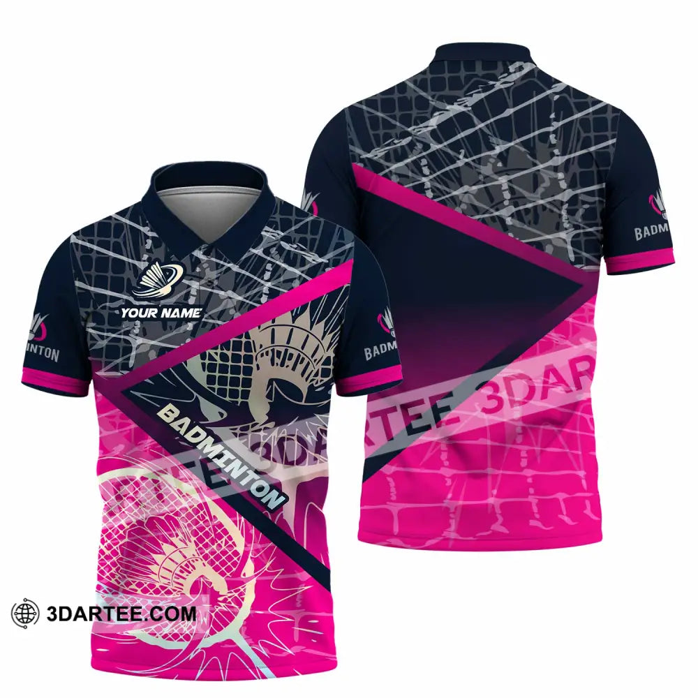 Unisex Shirt - Custom Badminton 3D Shirt Polo Shirt / S T-shirt