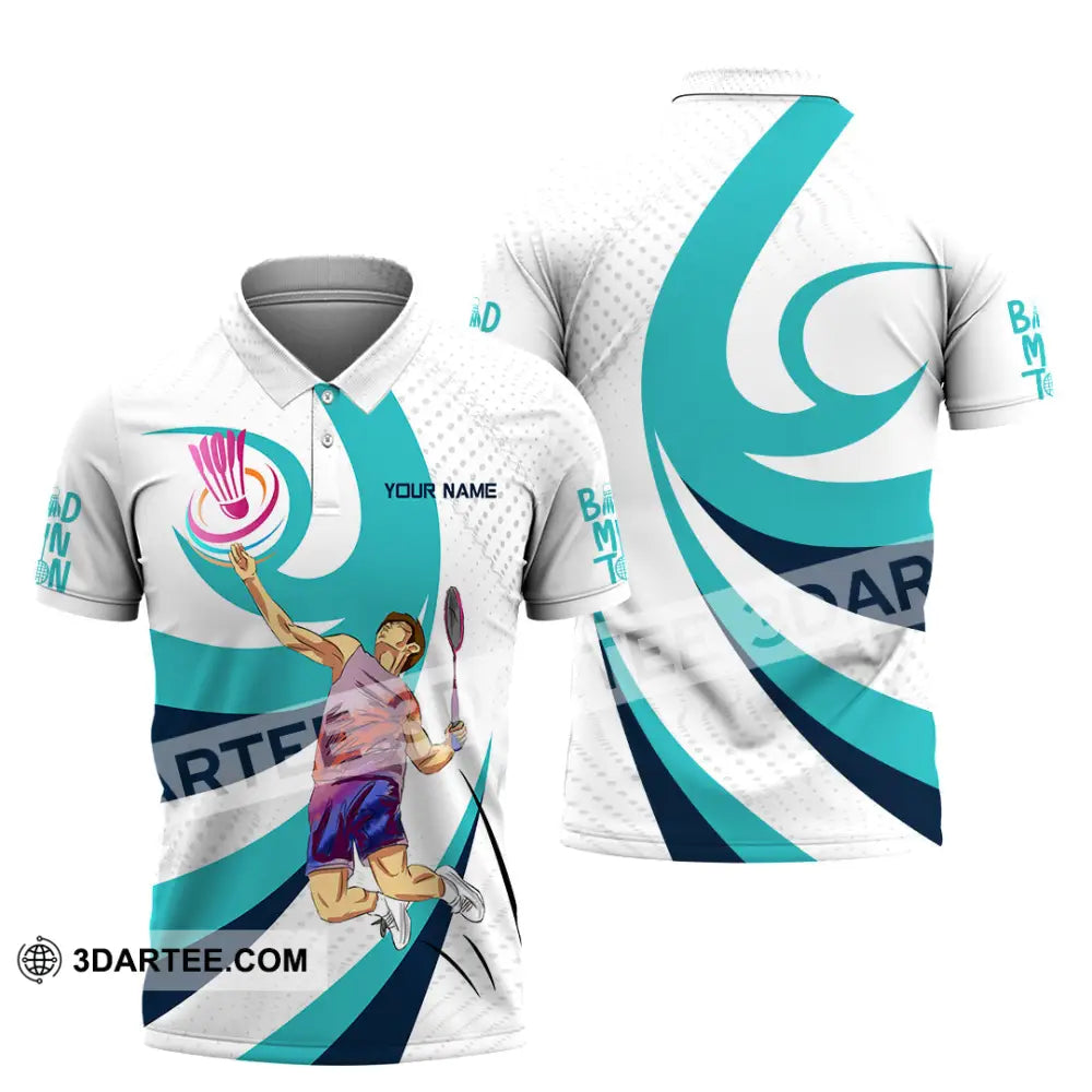 Unisex Shirt - Custom Badminton 3D Shirt Polo Shirt / S T-shirt