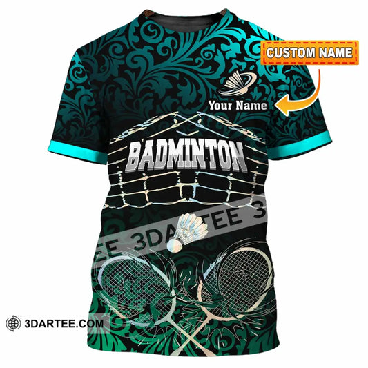 Unisex Shirt - Custom Badminton 3D Shirt T-shirt