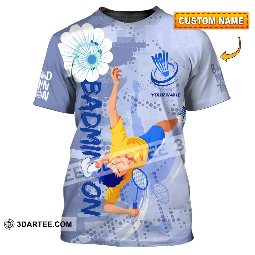 Unisex Shirt - Custom Badminton 3D Shirt T-shirt