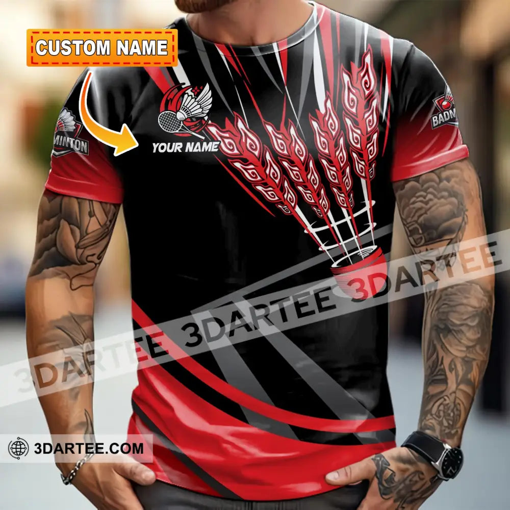 Unisex Shirt - Custom Badminton 3D Shirt T-shirt