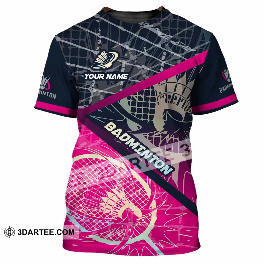 Unisex Shirt - Custom Badminton 3D Shirt T-Shirt / S T-shirt